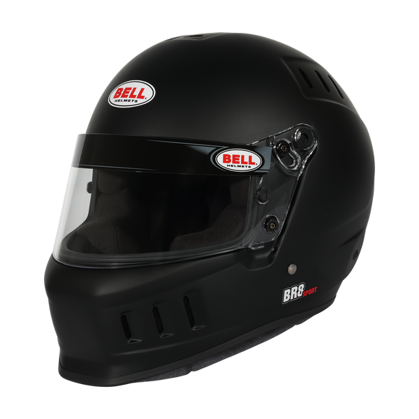Bell BR8 SPORT Dirt Track and Off-Road Racing Helmet - Snell SA2025, Snell SA2025 | Gloss White