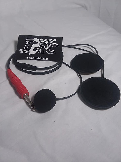 No Drill NASCAR Helmet Speaker/Mic kit