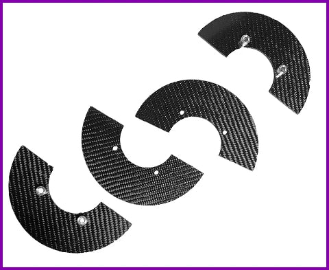 7" Carbon Fiber Xcel Gear Guards (Mini)
