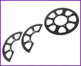 8" Carbon Fiber Xcel Gear Guards