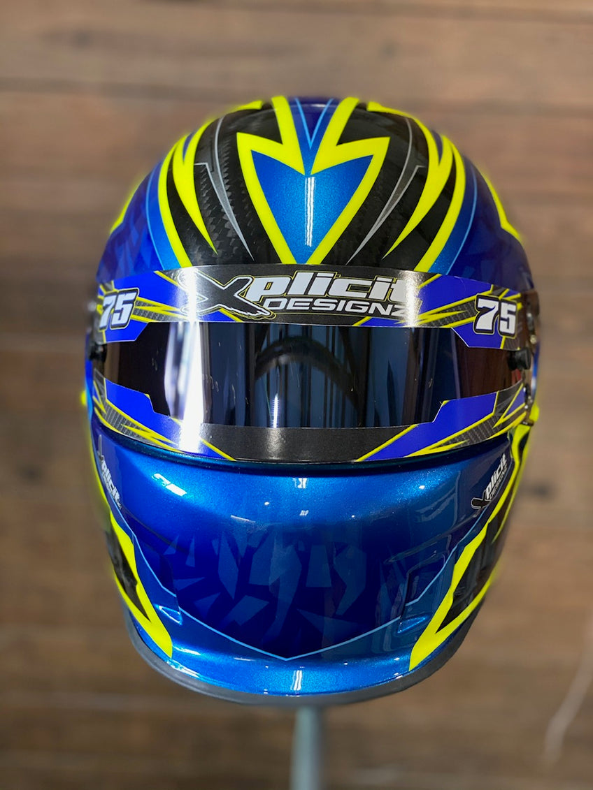 custom motorcycle helmet shields Custom Visor Decal Set – Xplicit Designz LLC
